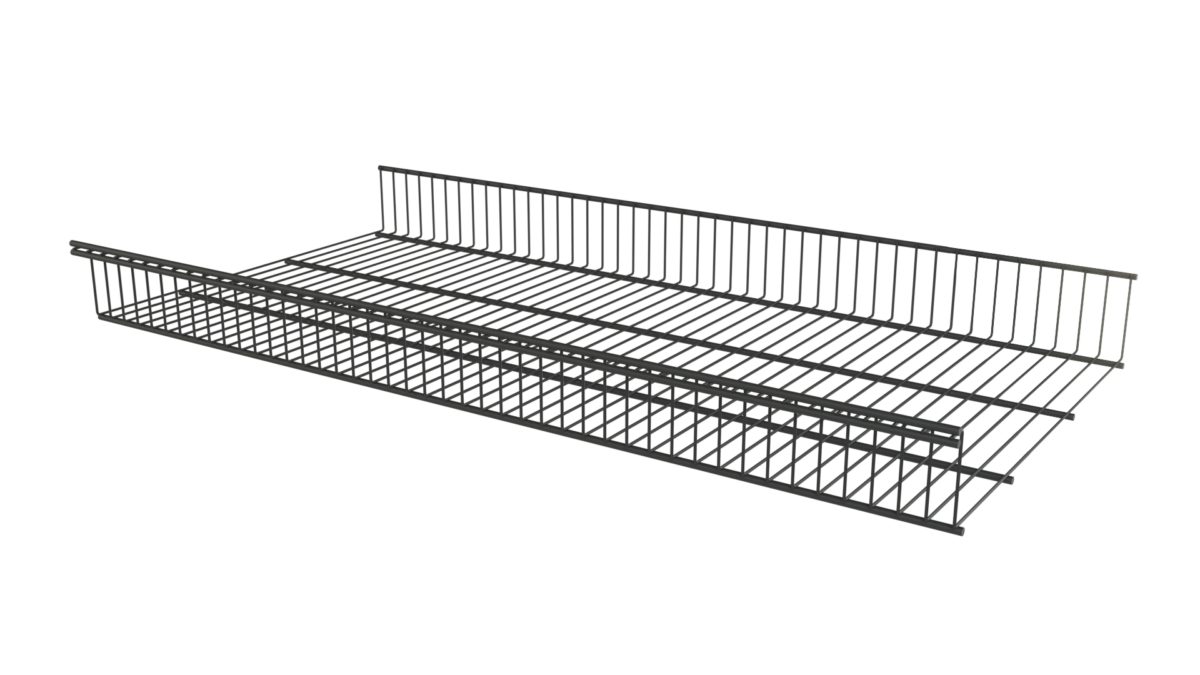 Корзина стационарная 903*440*85 черная